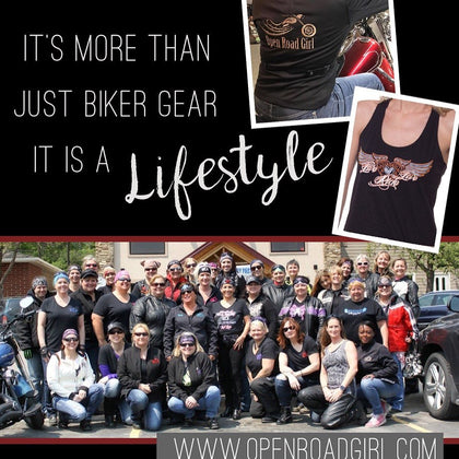 Open Road Girl It's a Lifestyle Collection for the Lady Biker