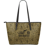 Scatter Open Road Girl Large PU Leather Tote, 10 COLORS