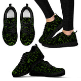 SCATTER DESIGN-10 COLORS Open Road Girl Womens Tennis Shoes with Black Soles