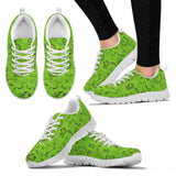 SCATTER DESIGN-10 COLORS-Open Road Girl Womens Tennis Shoes with White Soles
