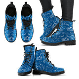 Open Road Girl Color Scattered Leather Boots, 10 COLORS