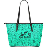 Scatter Open Road Girl Large PU Leather Tote, 10 COLORS