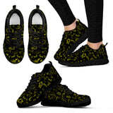 SCATTER DESIGN-10 COLORS Open Road Girl Womens Tennis Shoes with Black Soles
