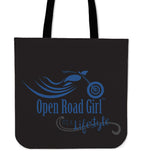 It's a Lifestyle Open Road Girl CLOTH Tote, 9 COLORS