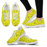 SCATTER DESIGN-10 COLORS-Open Road Girl Womens Tennis Shoes with White Soles