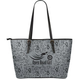Scatter Open Road Girl Large PU Leather Tote, 10 COLORS