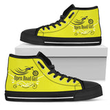 Swirl Open Road Girl Hi Top Shoes, 10 COLORS