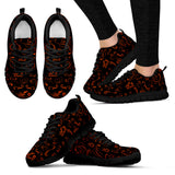 SCATTER DESIGN-10 COLORS Open Road Girl Womens Tennis Shoes with Black Soles