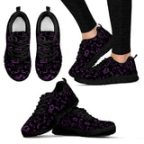SCATTER DESIGN-10 COLORS Open Road Girl Womens Tennis Shoes with Black Soles