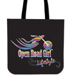 It's a Lifestyle Open Road Girl CLOTH Tote, 9 COLORS