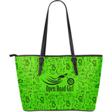 Scatter Open Road Girl Large PU Leather Tote, 10 COLORS