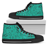 Solid Open Road Girl Scatter Canvas High-Top, 10 COLORS