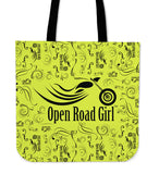 Open Road Girl CLOTH Tote, 10 COLORS