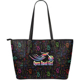 Scatter Open Road Girl LARGE PU LEATHER Tote, 9 COLORS
