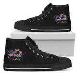Swirl Open Road Girl High Top Shoes