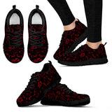 SCATTER DESIGN-10 COLORS Open Road Girl Womens Tennis Shoes with Black Soles