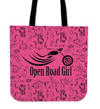 Open Road Girl CLOTH Tote, 10 COLORS
