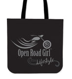 It's a Lifestyle Open Road Girl CLOTH Tote, 9 COLORS