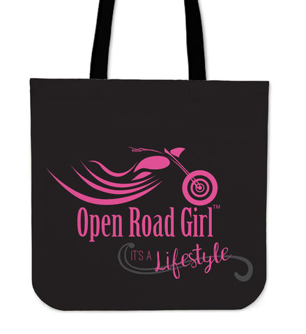 It's a Lifestyle Open Road Girl CLOTH Tote, 9 COLORS