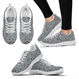 SCATTER DESIGN-10 COLORS-Open Road Girl Womens Tennis Shoes with White Soles