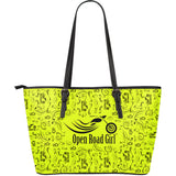 Scatter Open Road Girl Large PU Leather Tote, 10 COLORS