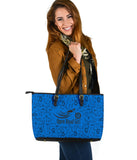 BLUE Scatter Open Road Girl PU Leather Tote