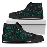 Scatter Design Open Road Girl Canvas Hi-Tops, 10 COLORS