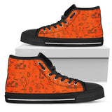 Solid Open Road Girl Scatter Canvas High-Top, 10 COLORS