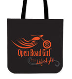 It's a Lifestyle Open Road Girl CLOTH Tote, 9 COLORS
