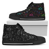 Scatter Design Open Road Girl Canvas Hi-Tops, 10 COLORS