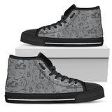 Solid Open Road Girl Scatter Canvas High-Top, 10 COLORS