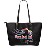 It's a Lifestyle Open Road Girl LARGE PU LEATHER Tote, 9 COLORS