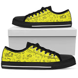 Full Color Scatter Design Open Road Girl Canvas Shoes, 10 COLORS