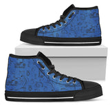 Solid Open Road Girl Scatter Canvas High-Top, 10 COLORS