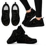 SCATTER DESIGN-10 COLORS Open Road Girl Womens Tennis Shoes with Black Soles