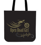 It's a Lifestyle Open Road Girl CLOTH Tote, 9 COLORS