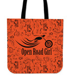 Open Road Girl CLOTH Tote, 10 COLORS