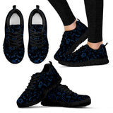 SCATTER DESIGN-10 COLORS Open Road Girl Womens Tennis Shoes with Black Soles