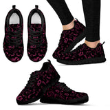 SCATTER DESIGN-10 COLORS Open Road Girl Womens Tennis Shoes with Black Soles