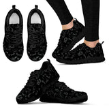 SCATTER DESIGN-10 COLORS Open Road Girl Womens Tennis Shoes with Black Soles