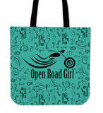 Open Road Girl CLOTH Tote, 10 COLORS