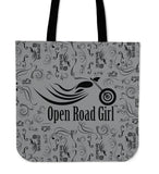 Open Road Girl CLOTH Tote, 10 COLORS