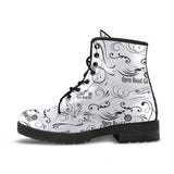 BLACK Scatter Open Road Girl PU Leather Boots