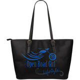 It's a Lifestyle Open Road Girl LARGE PU LEATHER Tote, 9 COLORS