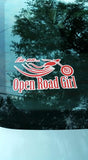 STICKER Open Road Girl Window Decal Sticker 2 SIZES