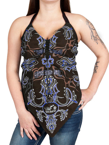 Open Road Girl Halter Top, 7 Colors