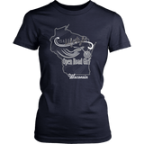 WISCONSIN IT'S A LIFESTYLE GREY/WHITE COLLECTION WOMEN'S TEE
