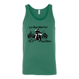 Let that Shit Go!  Open Road Girl (MEN'S STYLE) Wideback Tank Top