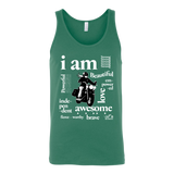I AM...Inspiration UNISEX Open Road Girl Wide-Back Tank Top, 5 COLORS