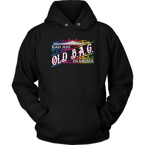 OLD B.A.G. Bad Ass Grandma Pullover Hoodie